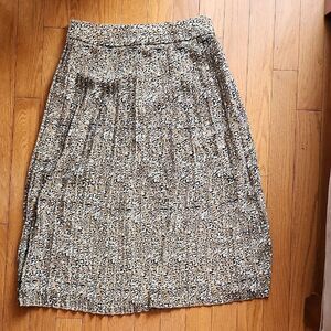 J. Crew Animal Print A-Line Skirt- Women's Size 2